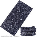 Fabriqué sur mesure en vrac Paisley Imprimé Polyester Bandana Buff (BO1126)